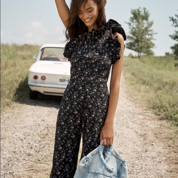 rebecca taylor floral jumpsuit